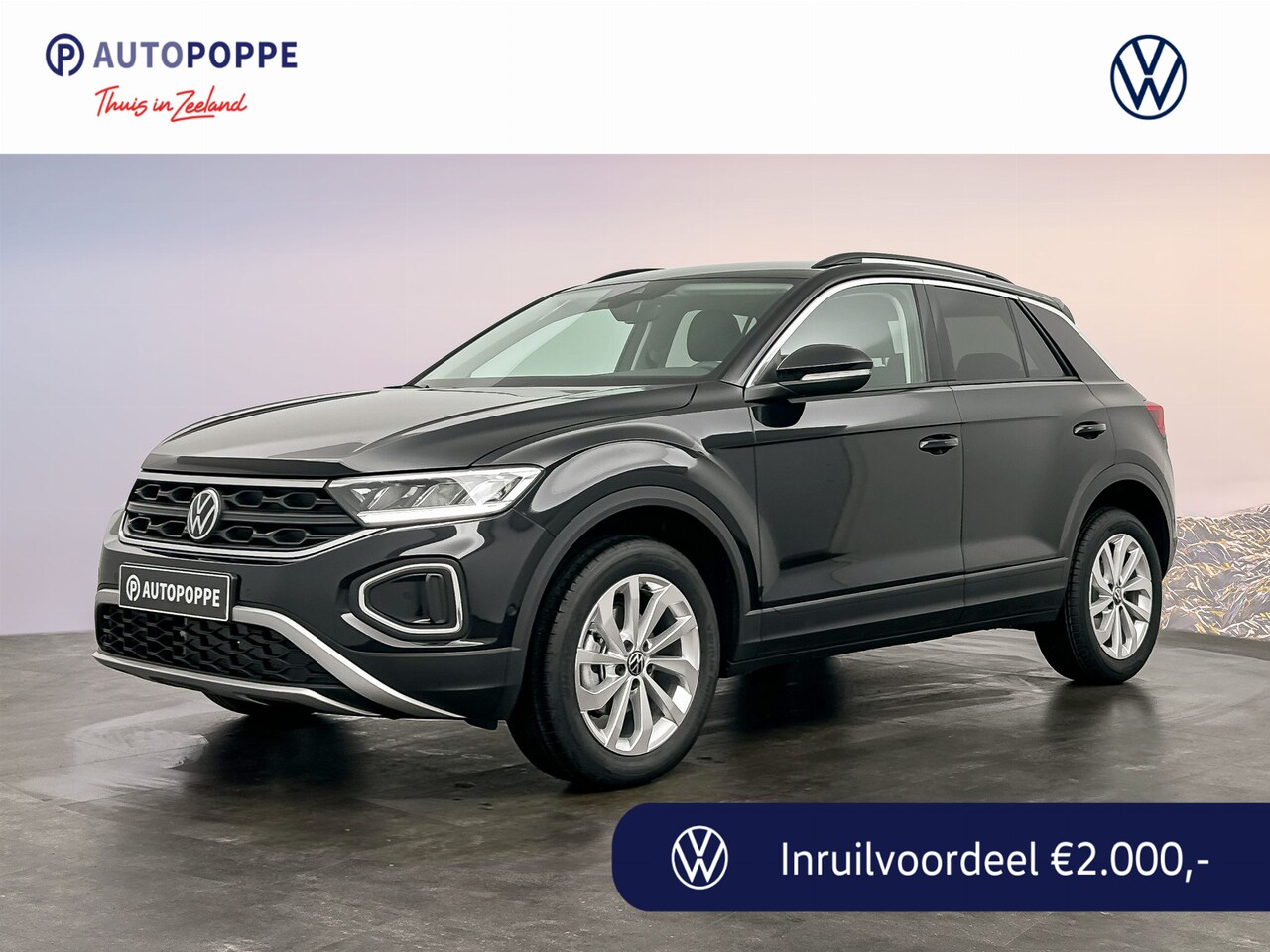 Volkswagen T-Roc - 1.0 TSI 116 6MT Life Edition | 'App-Connect' draadloze smartphone integratie | 'App-Connec - AutoWereld.nl