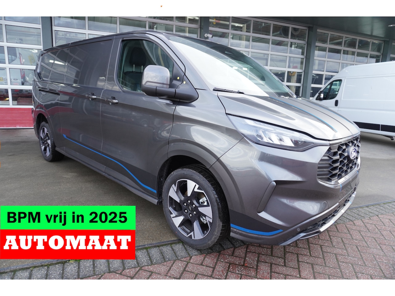 Ford Transit Custom - 300L 2.0 TDCI 170PK L2H1 Sport Automaat Schuifdeur L / R Airco | Adap.Cruise | Navi | Came - AutoWereld.nl