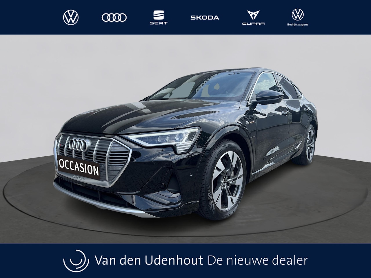 Audi e-tron Sportback - 55 quattro 408pk S edition / Panoramadak / B&O Audio / Stoelverwarming - AutoWereld.nl