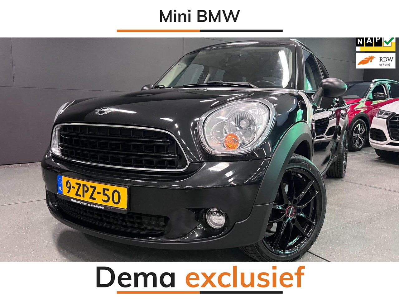 MINI Countryman - 1.6 One Knockout Edition NAVI/ECC/PDC/CRUISE/LEDER/AUTOMAAT/// - AutoWereld.nl