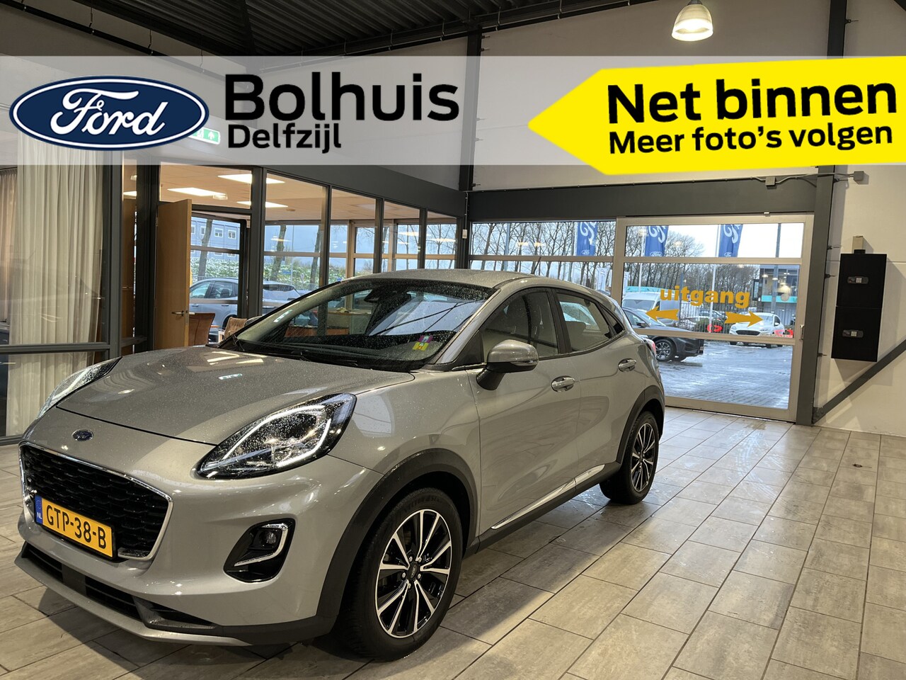 Ford Puma - EcoBoost Hybrid 125 pk Titanium | Navi | LED | 17" | Cruise | 4 seiz. banden | 100% dealer - AutoWereld.nl