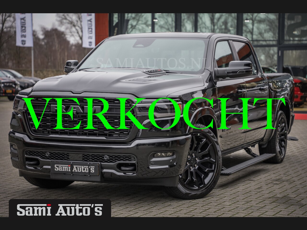 Dodge Ram 1500 - LIMITED NIGHT H.O 540PK 706 Nm | BOM VOL | XB9 | MASSAGE | CREW CAB | DUBBELE CABINE | GRI - AutoWereld.nl