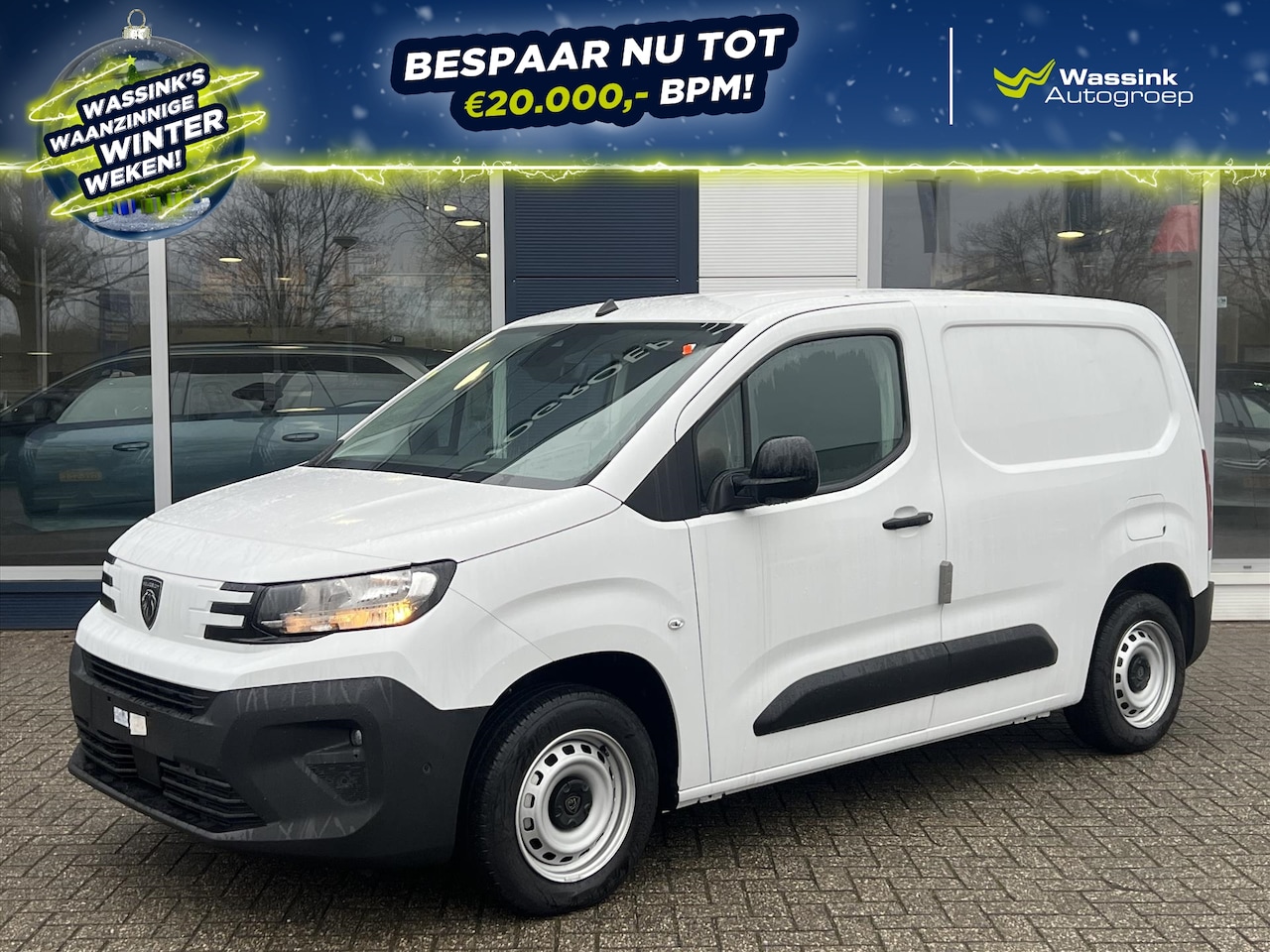 Peugeot Partner - 1.5 BlueHDi 100pk L1 | BPM Vrij! | Navigatie | Camera | Houtenvloer laadruimte met antisli - AutoWereld.nl