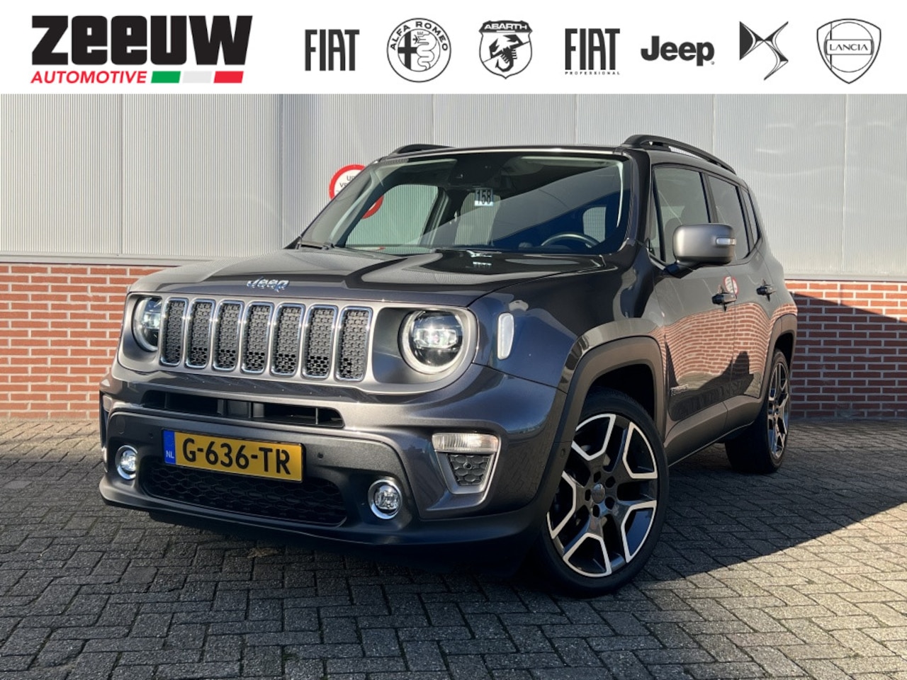 Jeep Renegade - 1.3 Turbo 150 PK Limited | Parking | Navi | Led | 19" - AutoWereld.nl