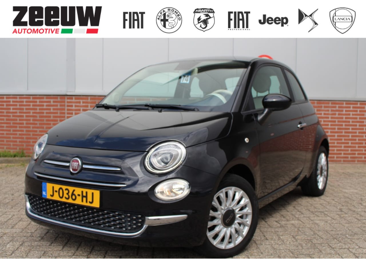 Fiat 500 - 1.0 Hybrid 70 PK Lounge | Carplay | Cruise | BTW | 15" - AutoWereld.nl