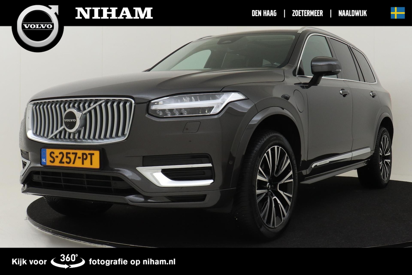 Volvo XC90 - T8 RECHARGE AWD ULTIMATE -LUCHTVERING|PANO.DAK|TREKHAAK|HK-AUDIO - AutoWereld.nl