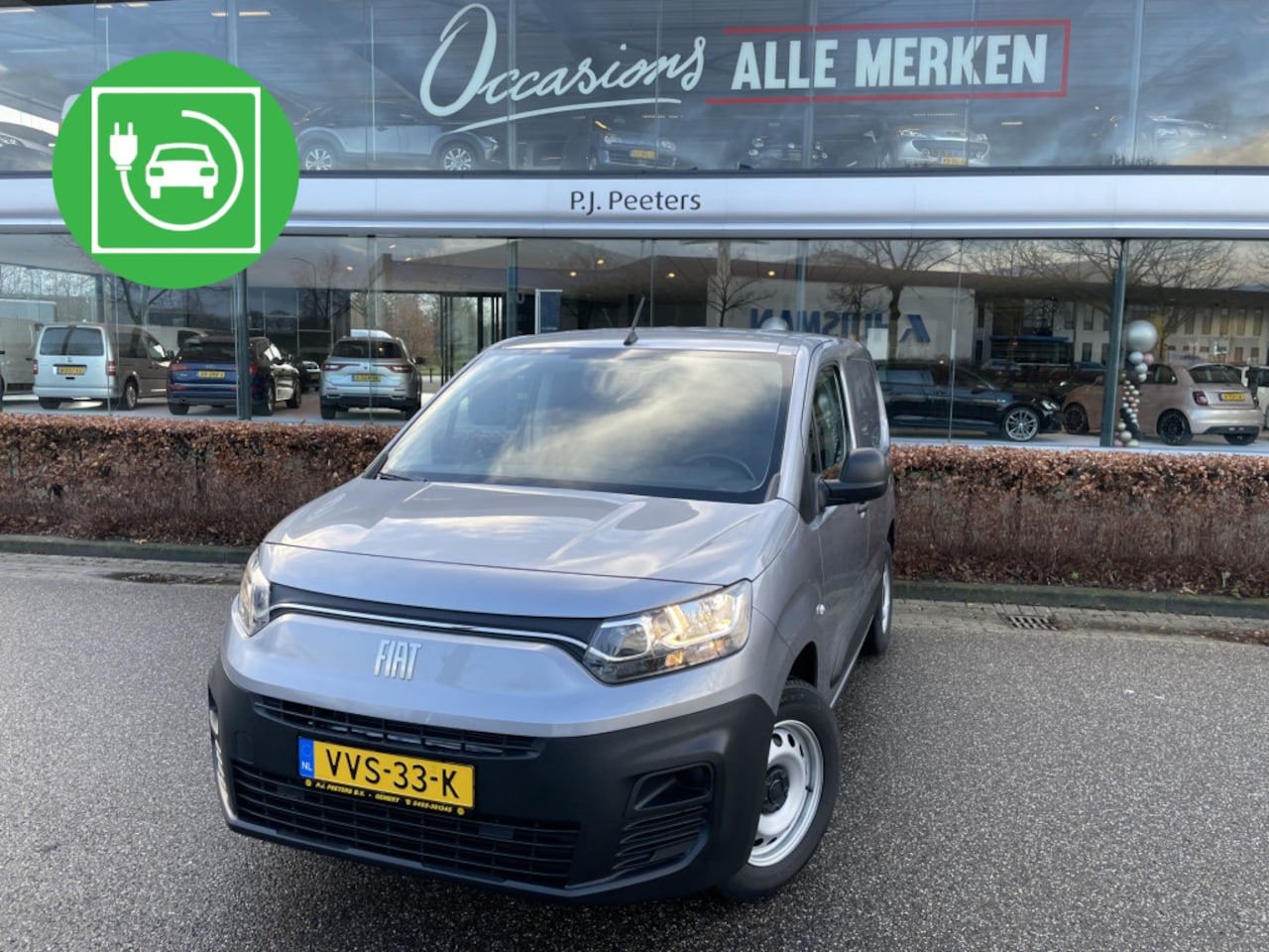 Fiat E-Doblo - 136 L1 50 kWh Airco - Cruise control - ParkS-A - Radio - USB - CD+AB - Ramen E-VZ - L-Steu - AutoWereld.nl