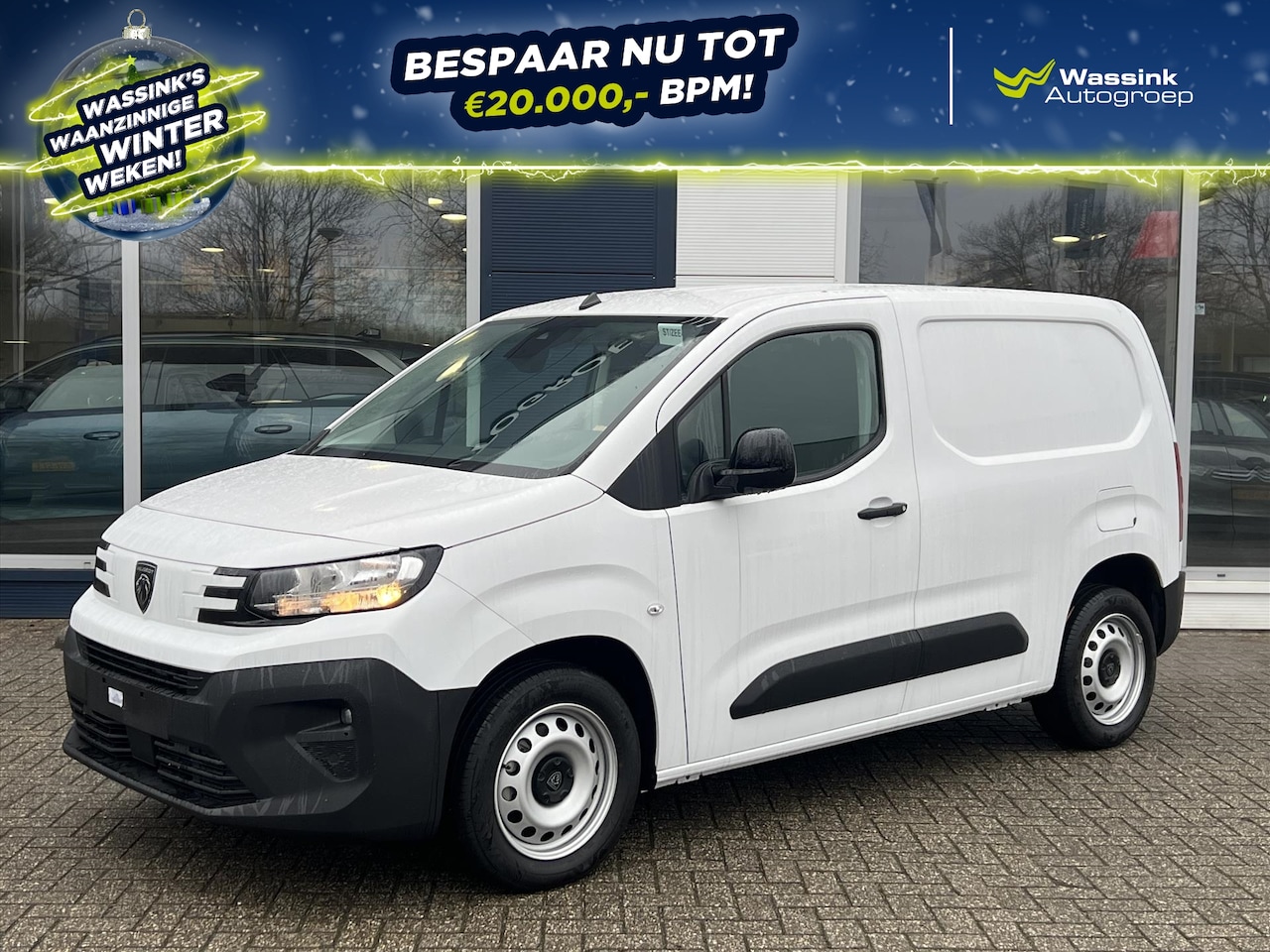 Peugeot Partner - 1.5 BlueHDi 130pk EAT8 L1 | BPM VRIJ ! | Pakket Winter | Trekhaak voorbereiding |Houtenvlo - AutoWereld.nl