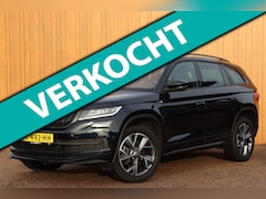 Skoda Kodiaq - 1.5 TSI Sportline Business org. NL-auto trekhaak leer+el+mem+vw camera's digitaal-dashboar