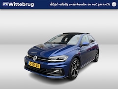 Volkswagen Polo - 1.0 TSI R-Line / AUTOMAAT/ PANO/ DIGITAL DASH/ NAVI/ CRUISE/ DAB/ PARK. SENSOREN/ 17"LMV