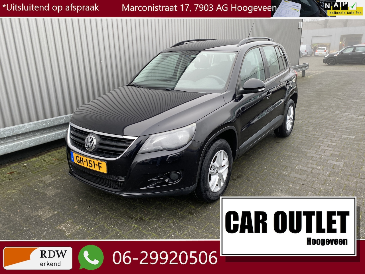 Volkswagen Tiguan - 1.4 TSI Trend&Fun 4Motion 168Dkm. Clima, Stoelvw, LM, Afnb.Trekh, nw. APK – Inruil Mogelij - AutoWereld.nl