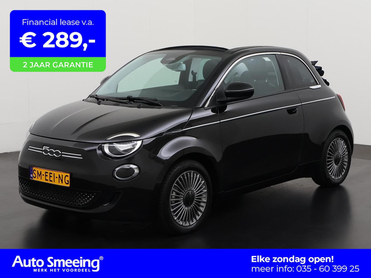 Fiat 500e - Cabrio 42 kWh | LED | Virtual Cockpit | Apple Carplay | Zondag Open! - AutoWereld.nl