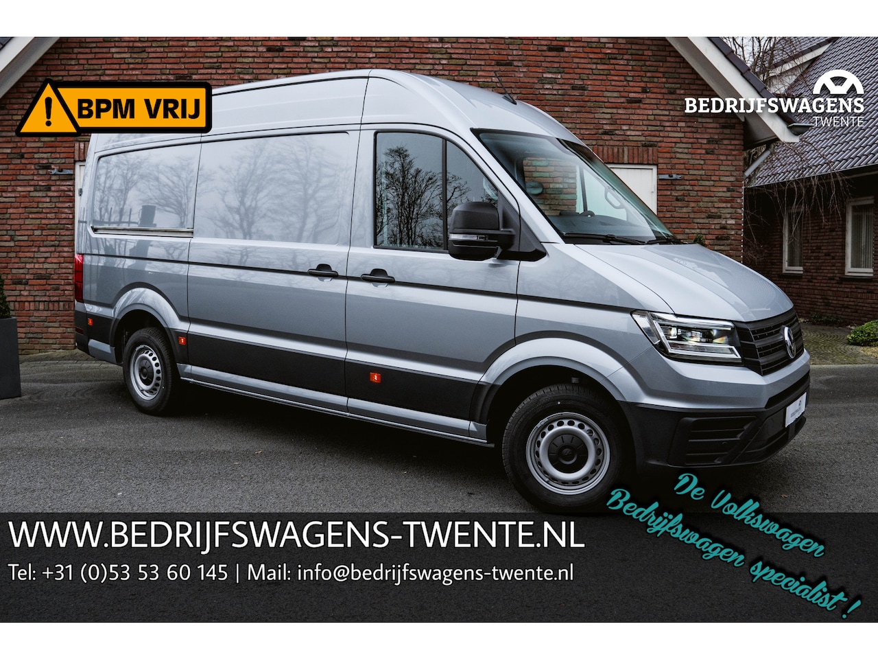 Volkswagen Crafter - 2.0 TDI 140PK Automaat L3H3 Comfortline 2x Schuifdeuren LED | NAVI | Camera | Trekhaak | A - AutoWereld.nl