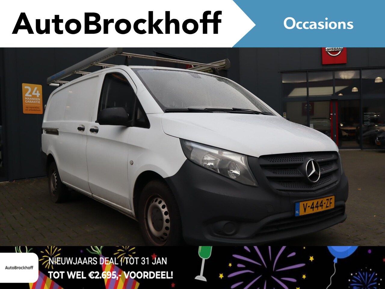 Mercedes-Benz Vito - 111 CDI Lang | Imperiaal | Radio | Deuren achter | Elektrische ramen | Trekhaak - AutoWereld.nl