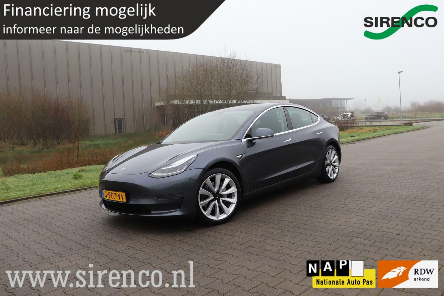 Tesla Model 3 - Long Range RWD Long Range AWD 75 kWh dual motor leder panodak memoryseats autopliot stoelverwarming v+a - AutoWereld.nl