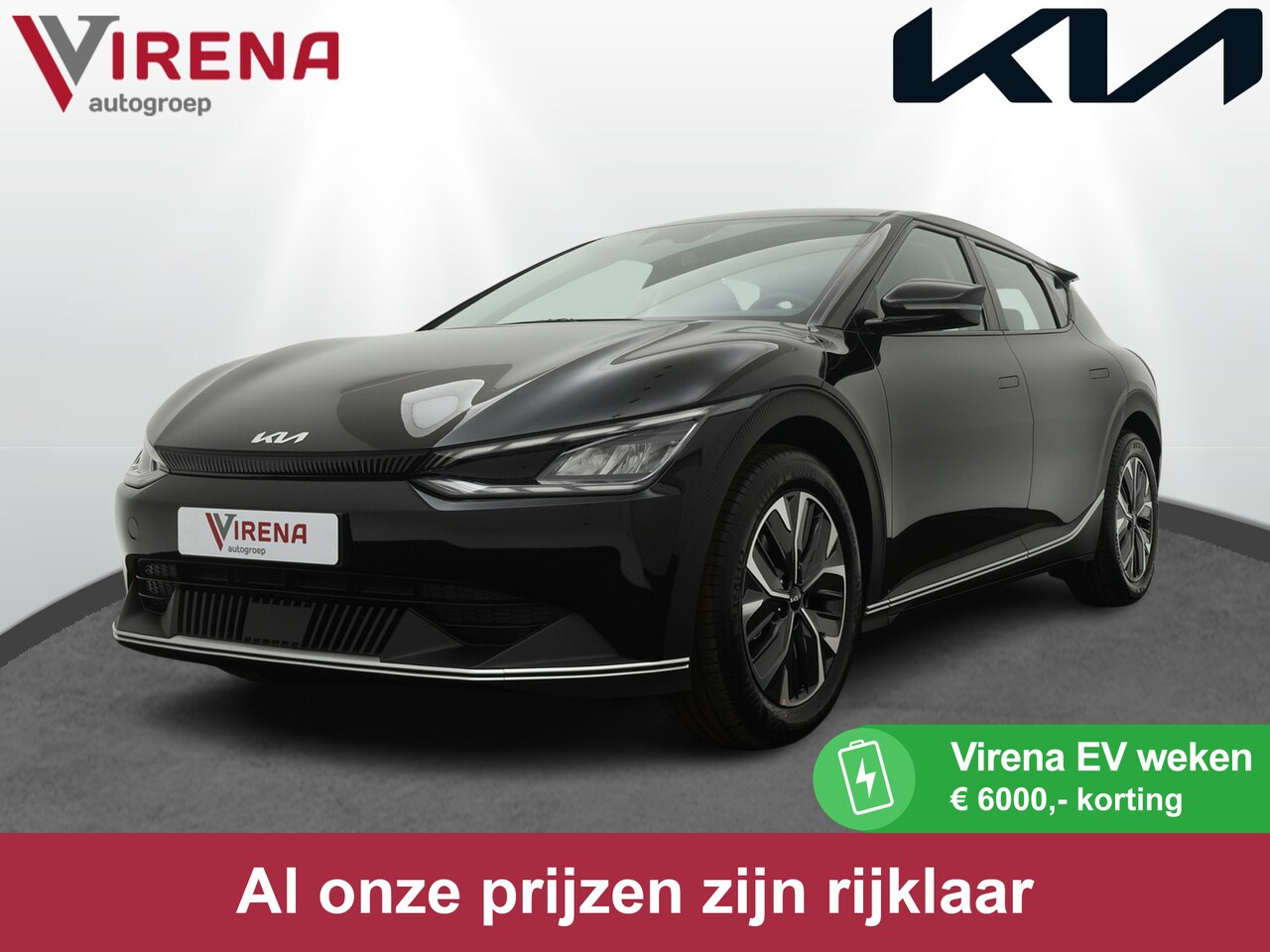 Kia EV6 - Light 58 kWh * Rijdende Demo * - Navigatie - Cruise Control - Apple CarPlay / Android Auto - AutoWereld.nl