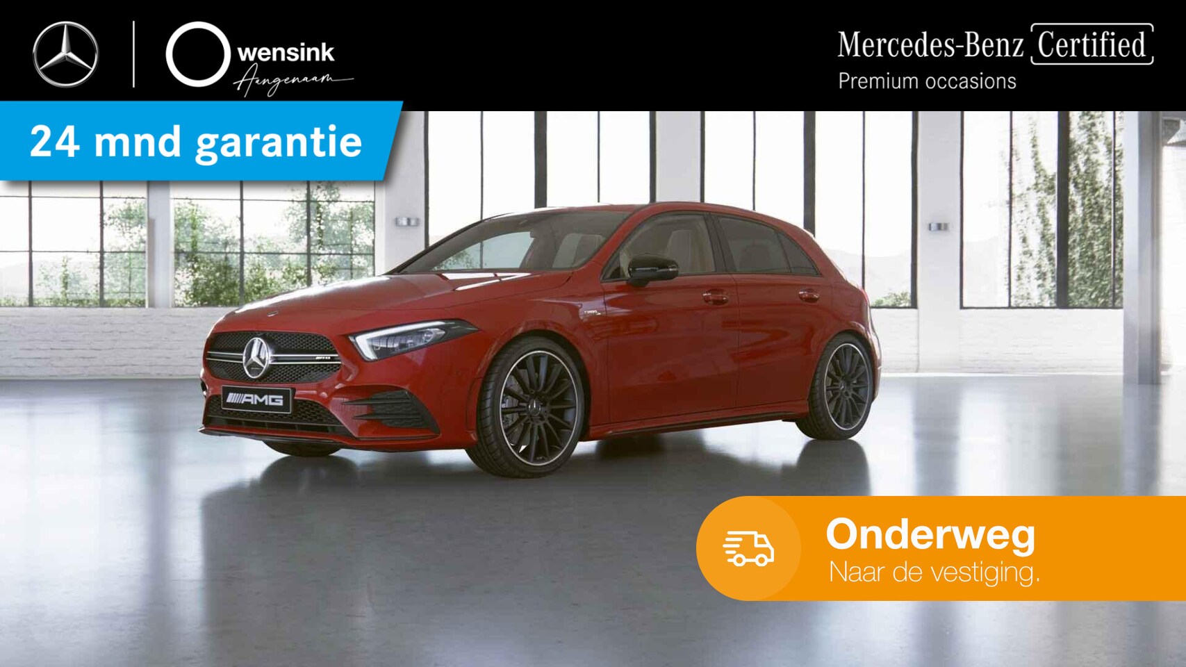 Mercedes-Benz A-klasse - AMG 35 4MATIC Edition 1 | AMG | Night | Elektrische trekhaak | Lederen bekleding | Adaptie - AutoWereld.nl