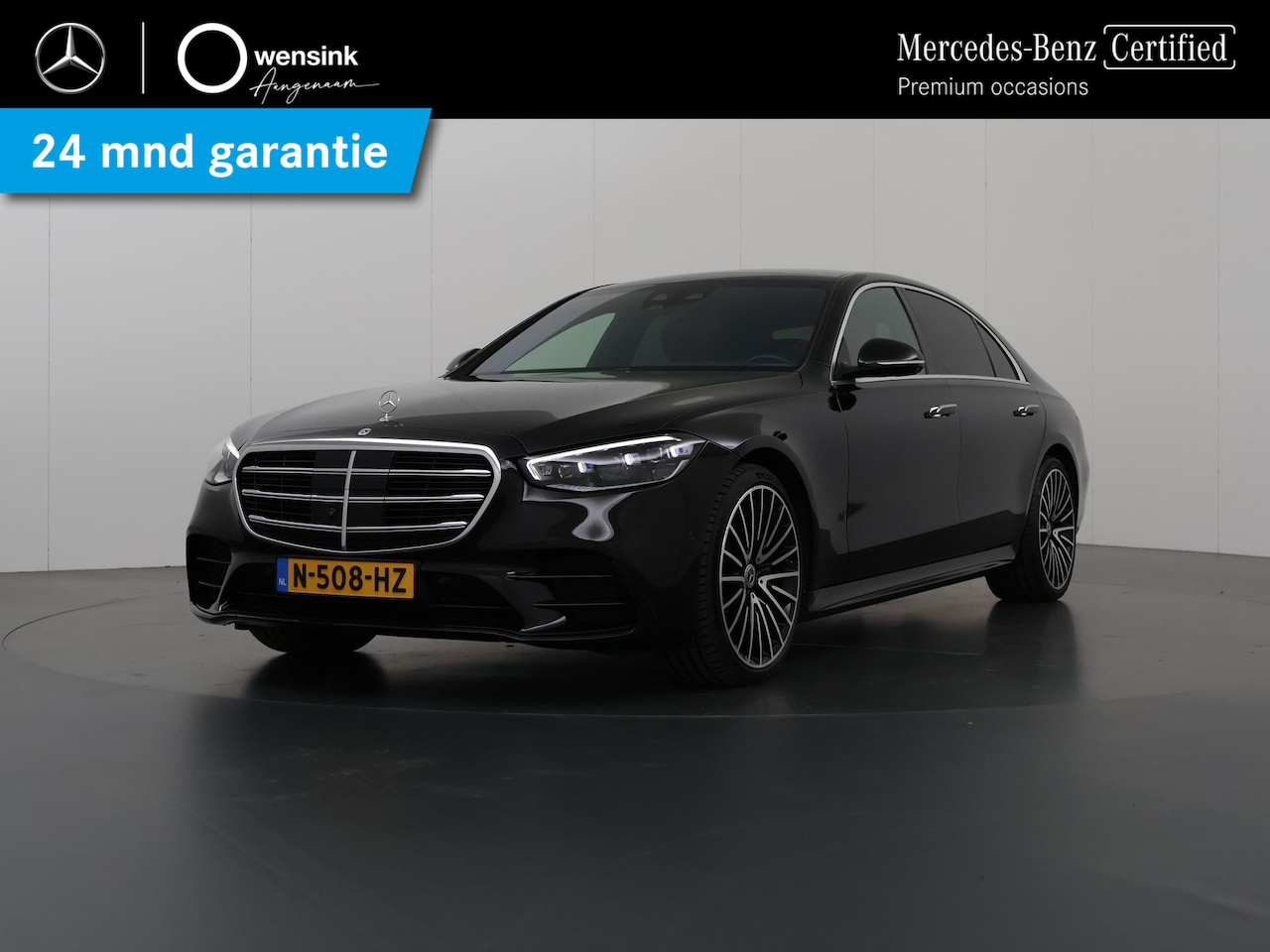 Mercedes-Benz S-klasse - 450 4MATIC Lang AMG Line | Night | Panoramadak | Headup | Digital Light | 21" lichtmetalen - AutoWereld.nl