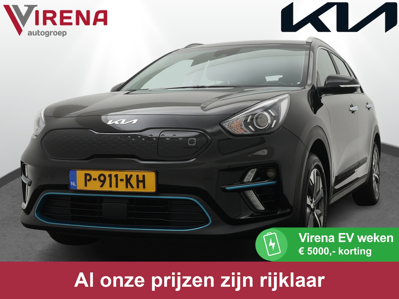 Kia e-Niro - DynamicLine 64 kWh - Adaptief Cruise Control - Climate Control - Lichtmetalen Velgen - Nav - AutoWereld.nl