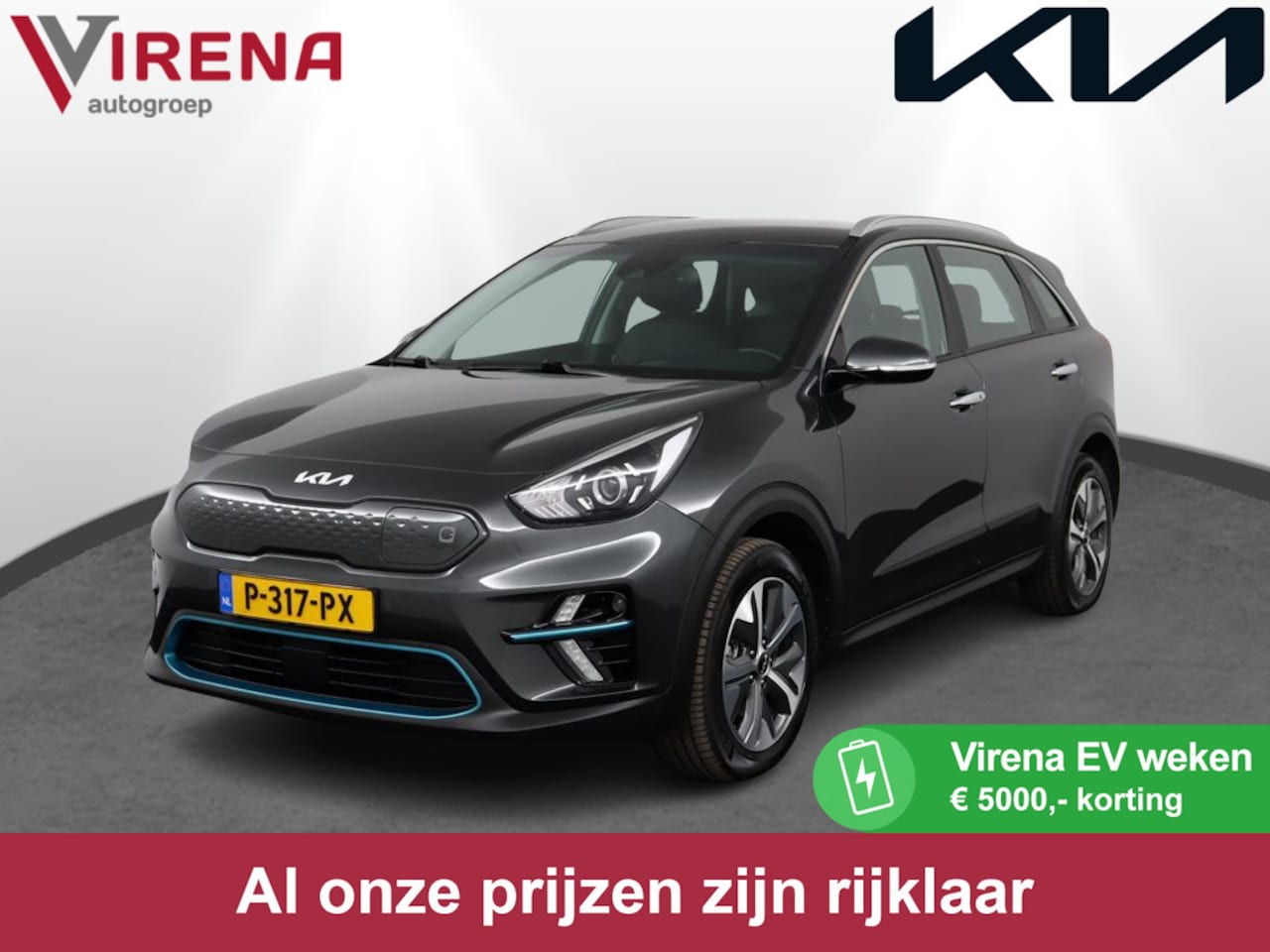 Kia e-Niro - DynamicLine 64 kWh 3 Fase - Apple CarPlay/Android Auto - Achteruitrijcamera - Adaptieve Cr - AutoWereld.nl