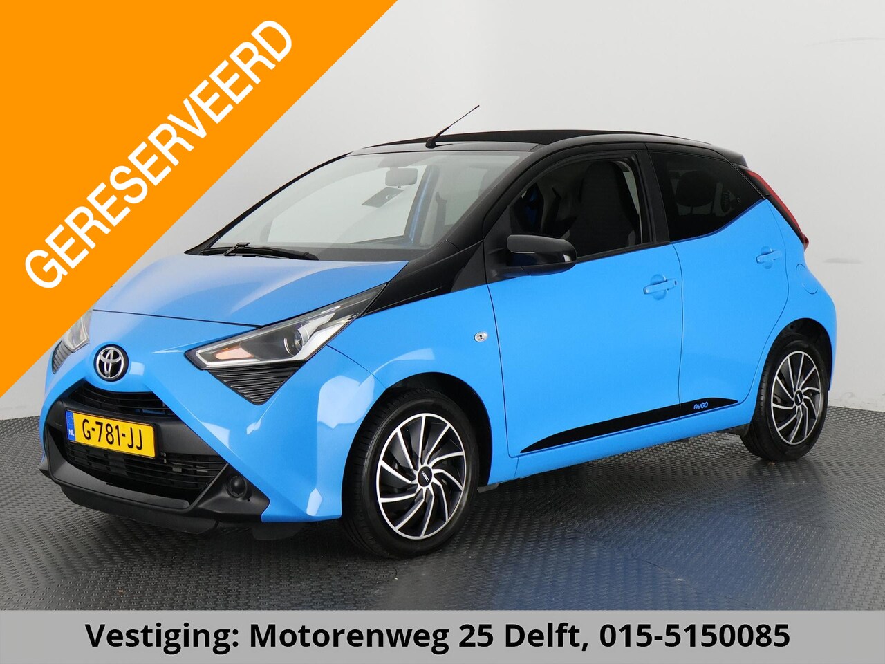 Toyota Aygo - 1.0 VVT-i X CABRIOLET BITONE AUTOMAAT - AutoWereld.nl