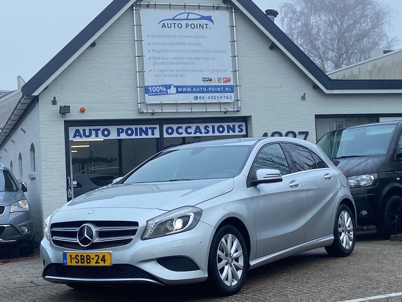 Mercedes-Benz A-klasse - 180 AUT7/NAVI/LEDER/CRUISE/SFEER/XENON-LED - AutoWereld.nl