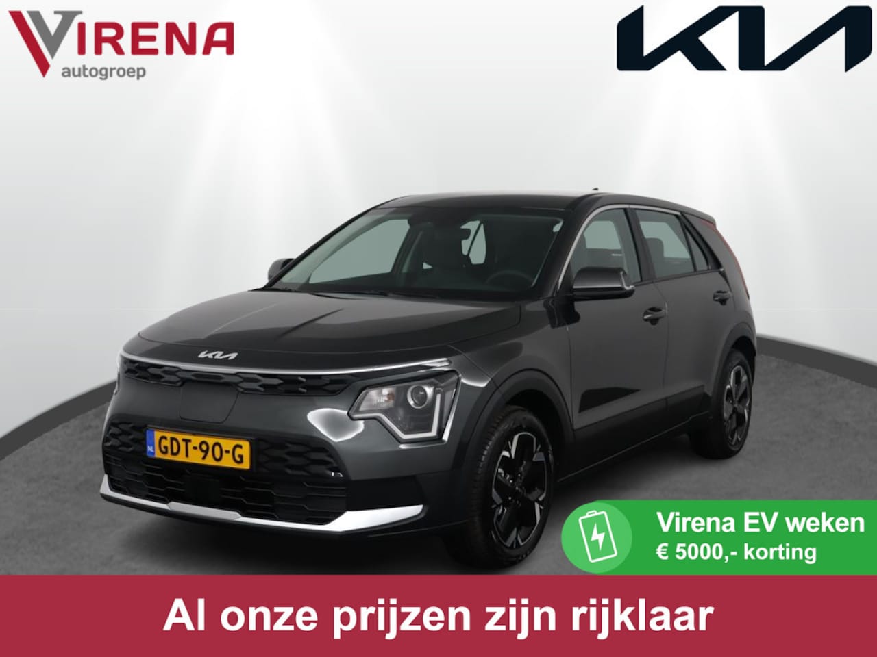 Kia Niro EV - Light Edition 64.8 kWh - Nu of nooit € 5.000,- korting! - Apple Carplay/Android Auto - Cam - AutoWereld.nl