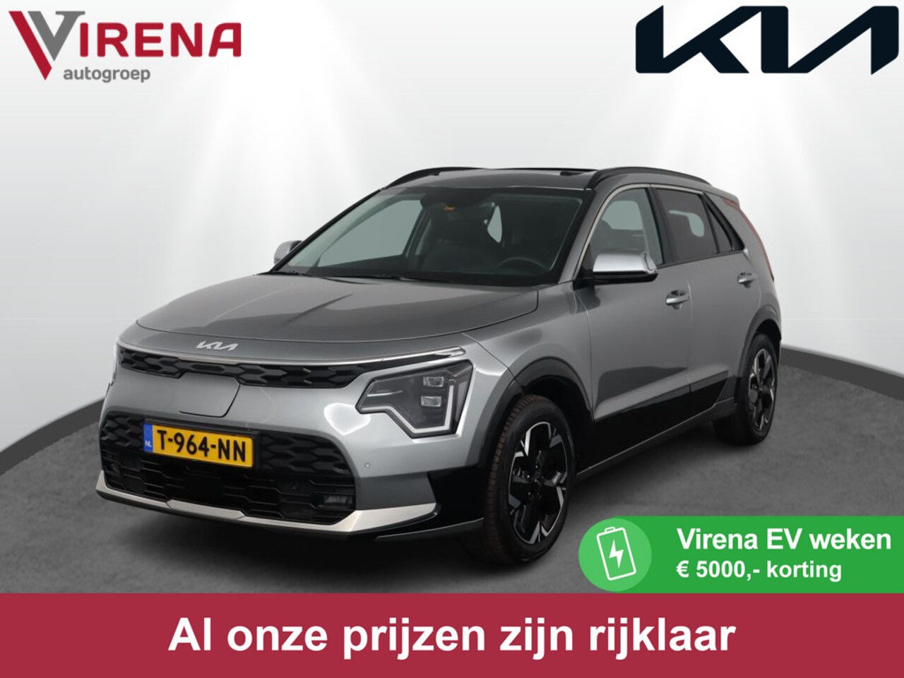 Kia Niro EV - DynamicPlusLine 64.8 kWh - Achteruitrijcamera - Cruise Control - Batterijverwarming - Park - AutoWereld.nl