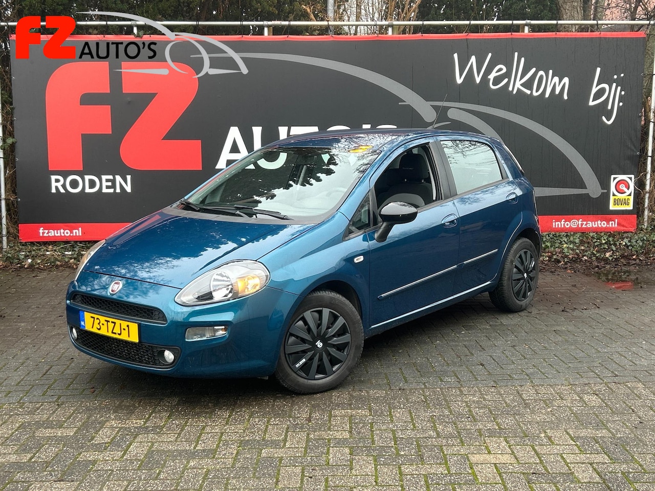 Fiat Punto Evo - 5drs 0.9 TwinAir Easy Airco|Cruies controle|Elec ramen - AutoWereld.nl