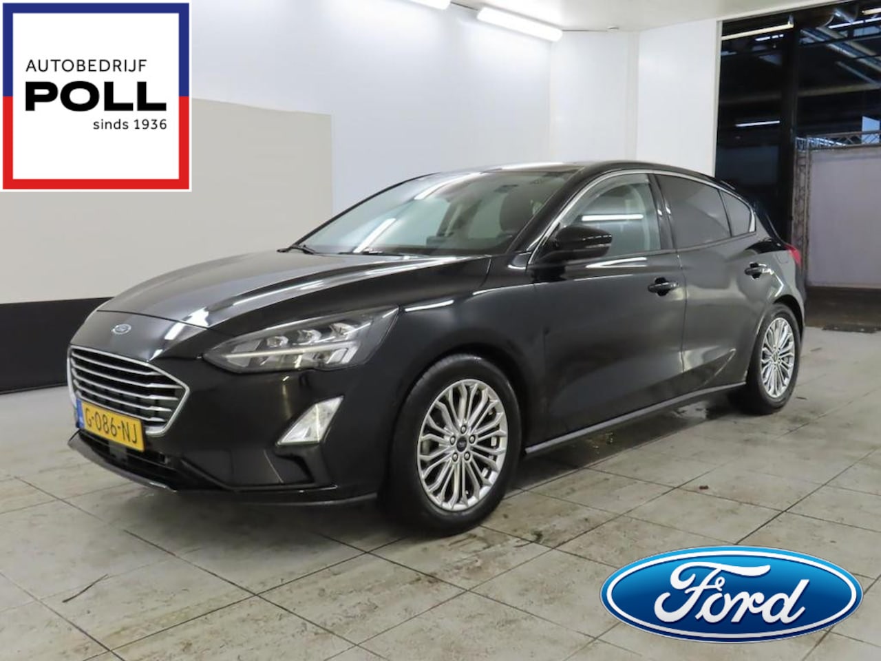 Ford Focus - 125pk EcoB Automaat Titanium Full Options Trekhaak Panoramadak Half Leer B&O Camera Winter - AutoWereld.nl