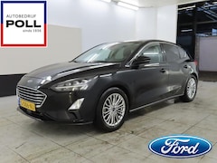 Ford Focus - 125pk EcoB Automaat Titanium Full Options Trekhaak Panoramadak Half Leer B&O Camera Winter