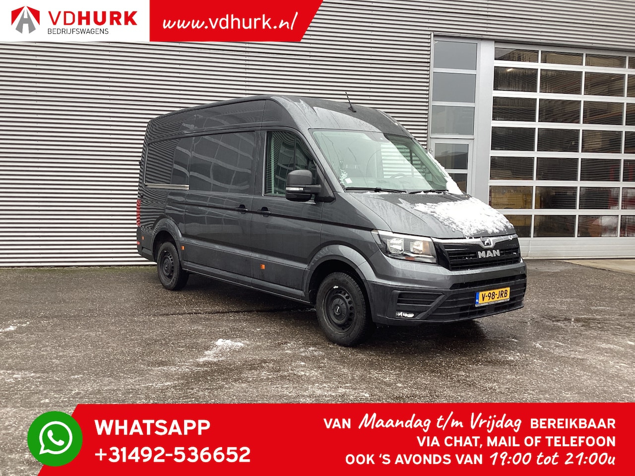 MAN TGE - 3.180 L3H3 DSG Aut. 270Gr. deuren/ Gev.Stoel/ CarPlay/ Camera/ Navi/ Cruise/ Airco/ Trekha - AutoWereld.nl