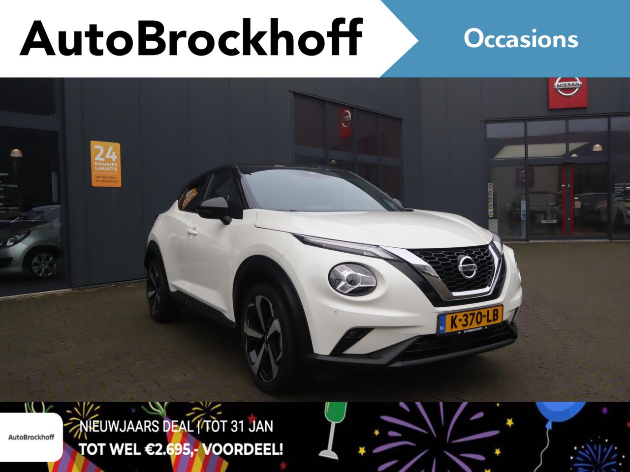 Nissan Juke - 1.0 DIG-T Tekna Premium | Bose Sound | Lederen bekleding | 19" Lichtmetalen velgen | Clima - AutoWereld.nl