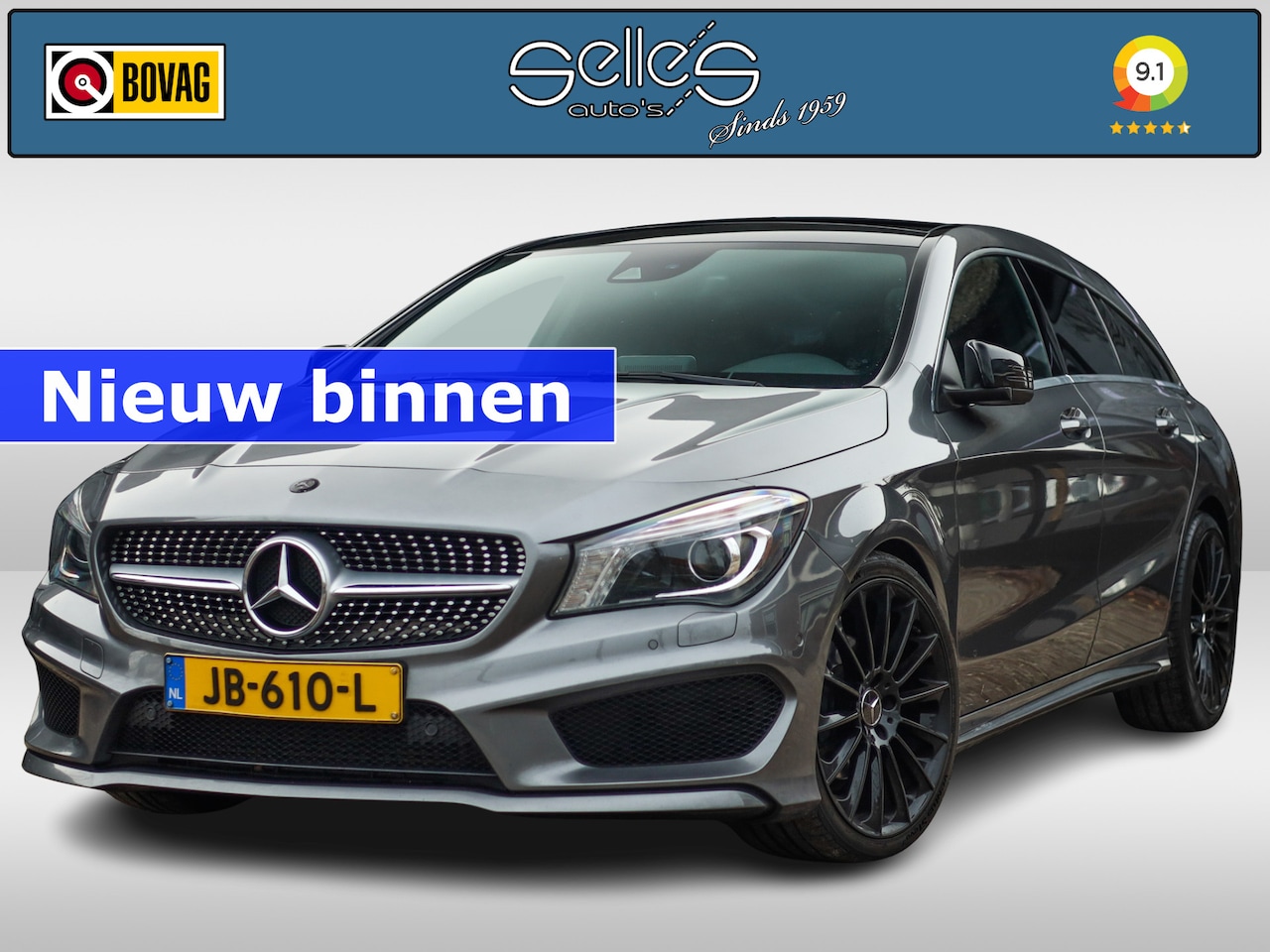 Mercedes-Benz CLA-klasse Shooting Brake - 200 d Ambition | Schuif-/kantel dak | Amg pakket | Sportstoelen | Camera - AutoWereld.nl