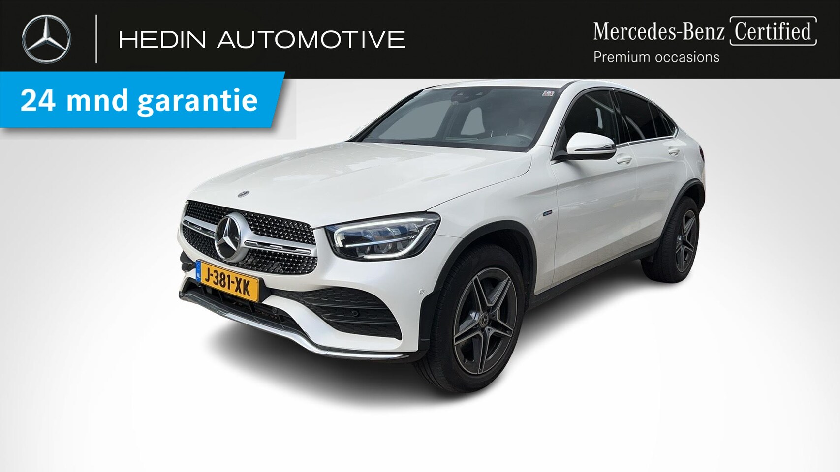 Mercedes-Benz GLC-klasse Coupé - GLC 300e 4MATIC Business Solution AMG | Trekhaak | Stoelverwarming | Parktronic | Camera | - AutoWereld.nl