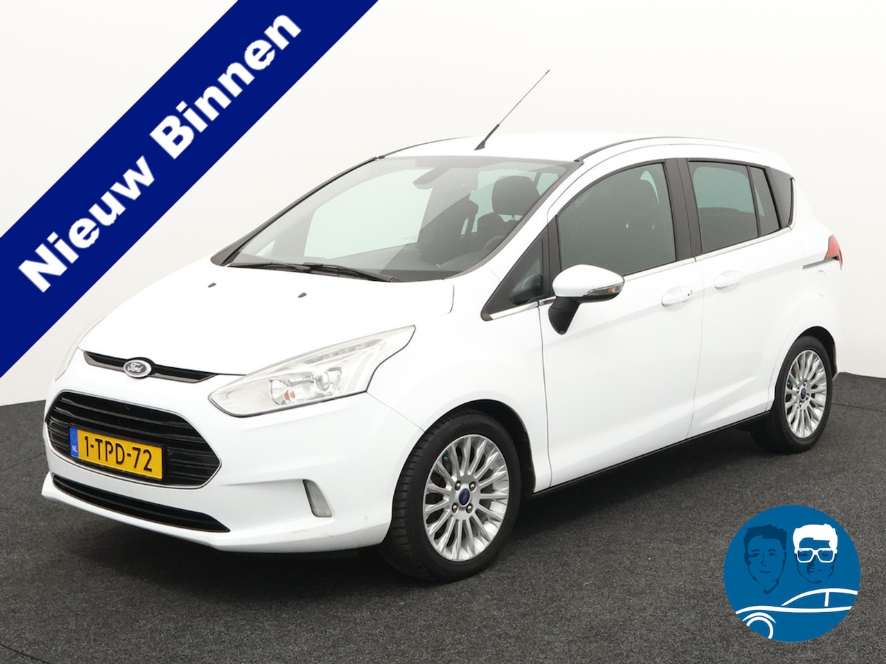 Ford B-Max - 1.0 EcoBoost Titanium Trekhaak sony audio USB Cruisec lmvelg bleutooth telefoon automlicht - AutoWereld.nl