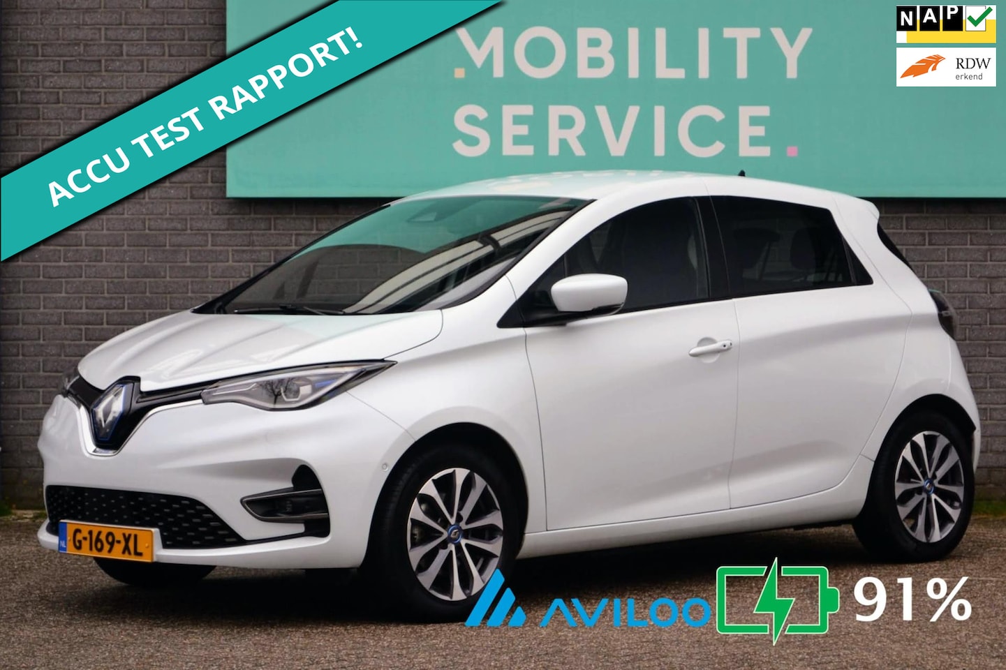 Renault Zoe - R135 Intens Business 52 kWh KOOPACCU SOH91% Clima Cruise LED LMV - AutoWereld.nl