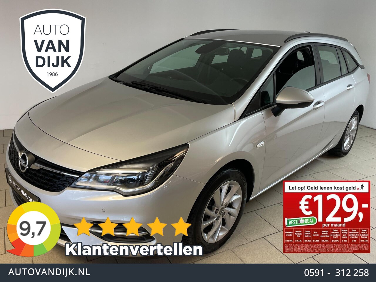 Opel Astra Sports Tourer - 1.2 Edition AIRCO NAVI CRUISE BLUETOOTH ELEK RAMEN CENT VERG VELGEN ZEER NETTE AUTO - AutoWereld.nl