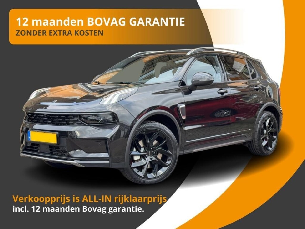 Lynk & Co 01 - 1.5 PHEV 261PK BLACK EDITION MJ'24/ZWARTE HEMEL/FULL OPTIONS! - AutoWereld.nl