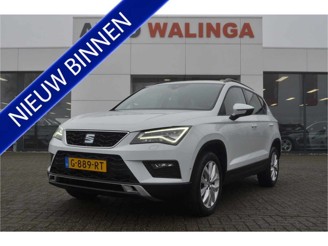 Seat Ateca - 1.0 EcoTSI Style Business Intense Achteruitrijcamera Adapt. Cruise. Led Carplay - AutoWereld.nl