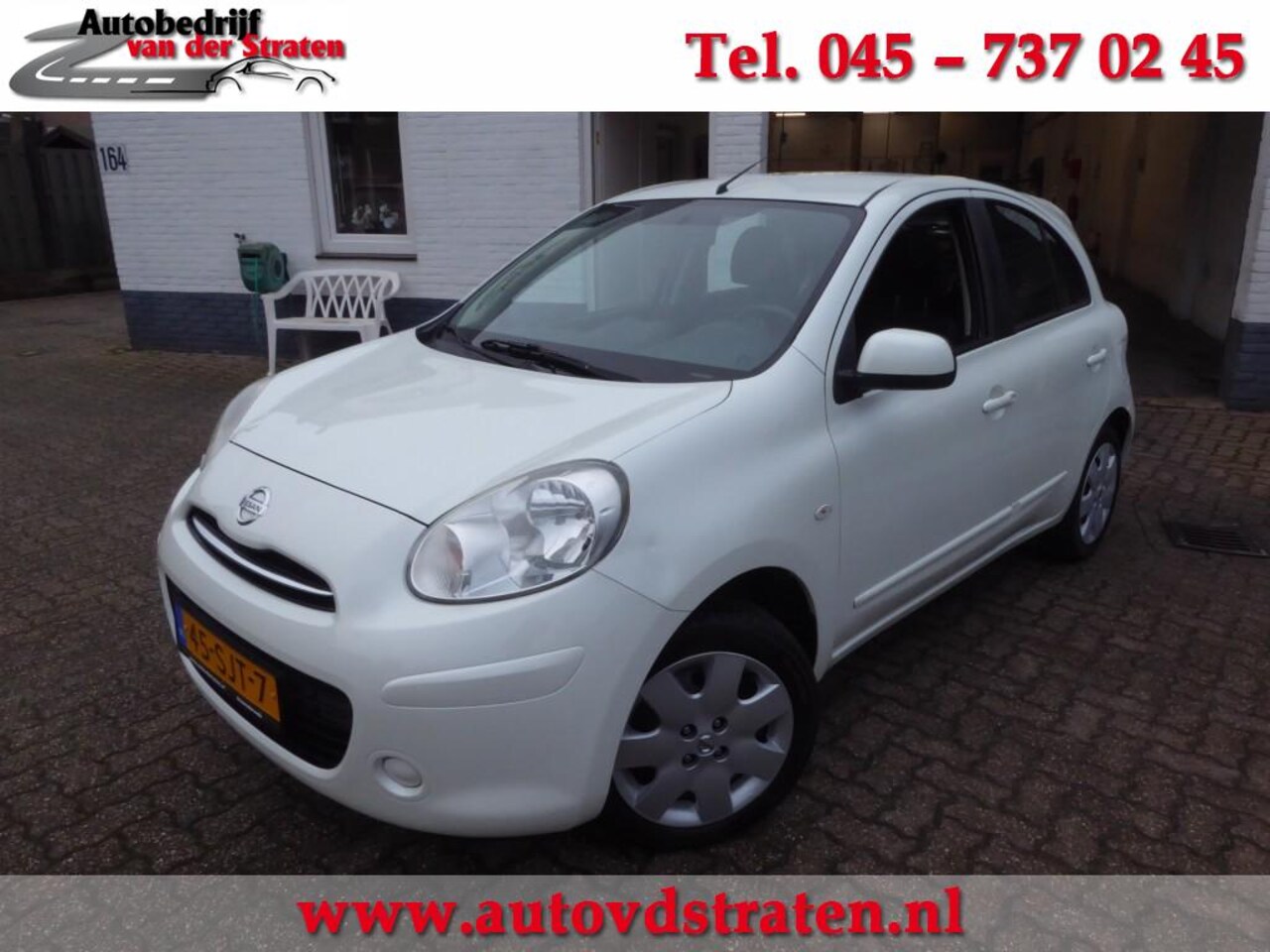 Nissan Micra - 1.2 DIG-S ACENTA/Airco/All Seasons/Mooie witte auto!!! - AutoWereld.nl