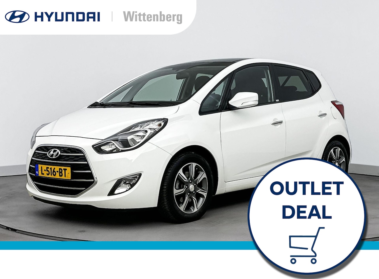 Hyundai ix20 - 1.6i Premium Aut. | OUTLETDEAL! | Panoramadak | Stoel + stuurverwarming | Navigatie | Came - AutoWereld.nl