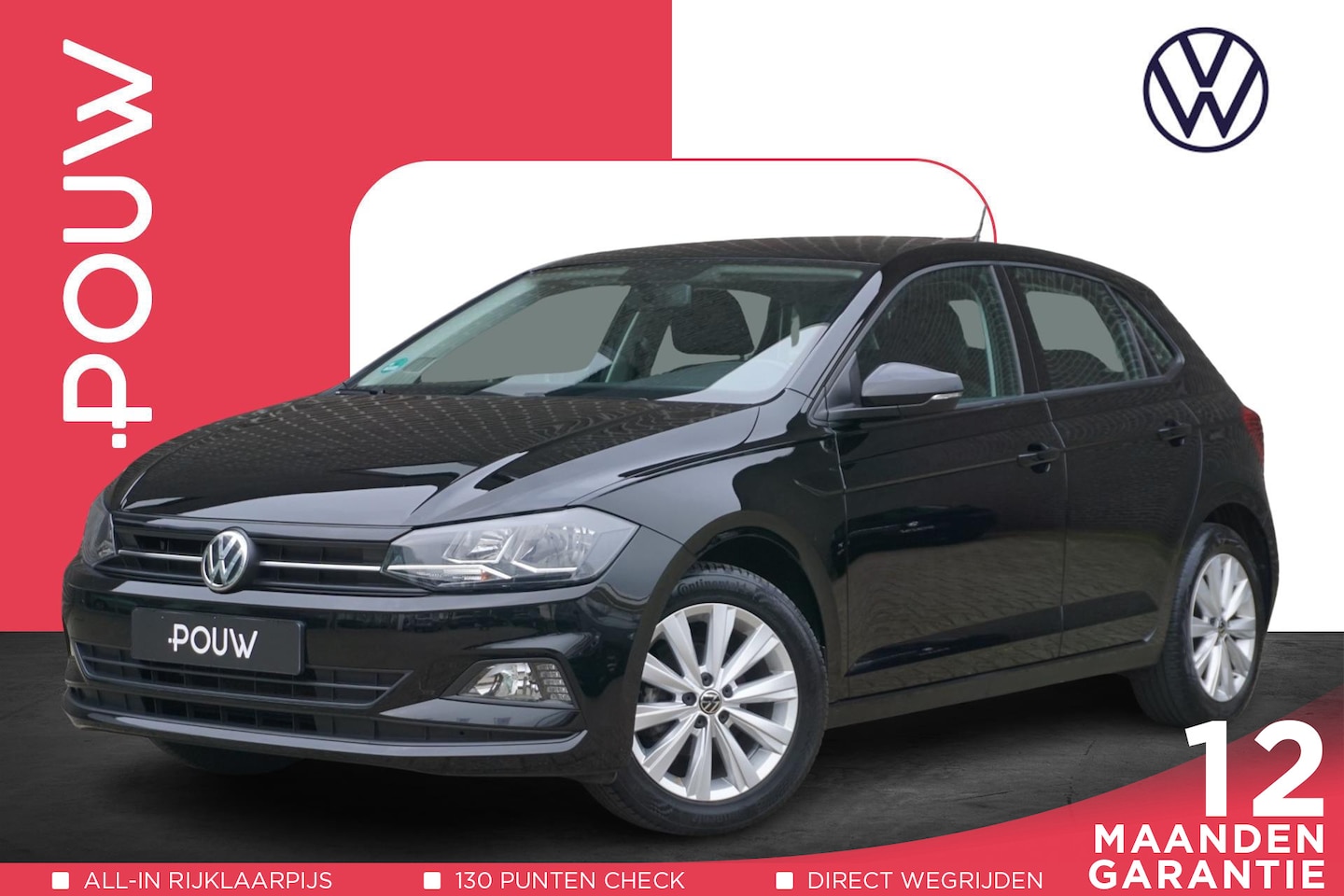 Volkswagen Polo - 1.0 MPI 75pk Comfortline | Lichtmetalen Velgen | Airconditioning | Cruise Control - AutoWereld.nl