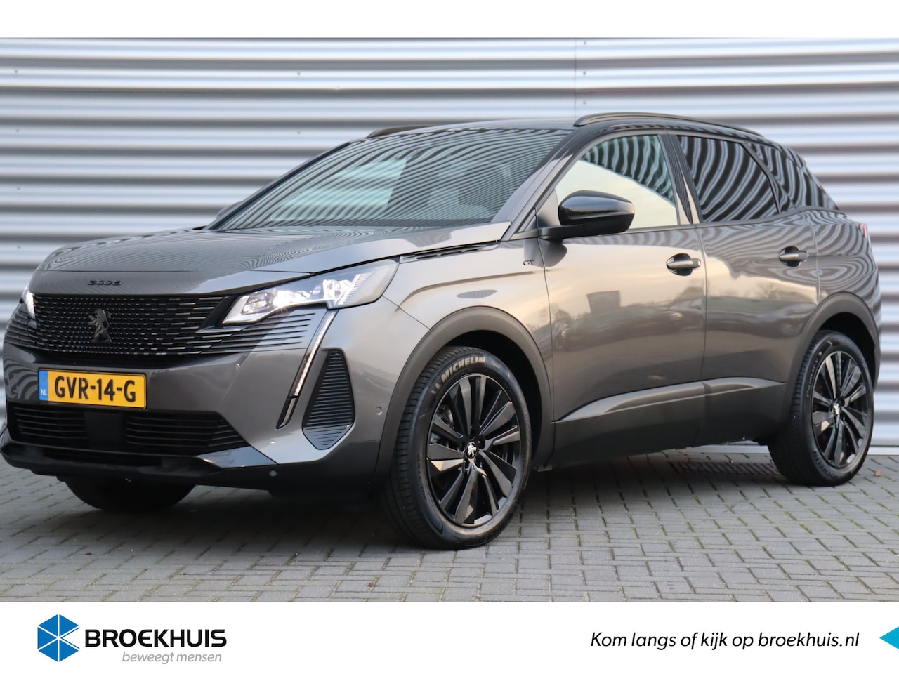 Peugeot 3008 - 1.2 PURETECH 130PK GT PACK AUTOMAAT / NAVI / LEDER / CLIMA / PDC / 19" LMV / CAMERA / BLAC - AutoWereld.nl