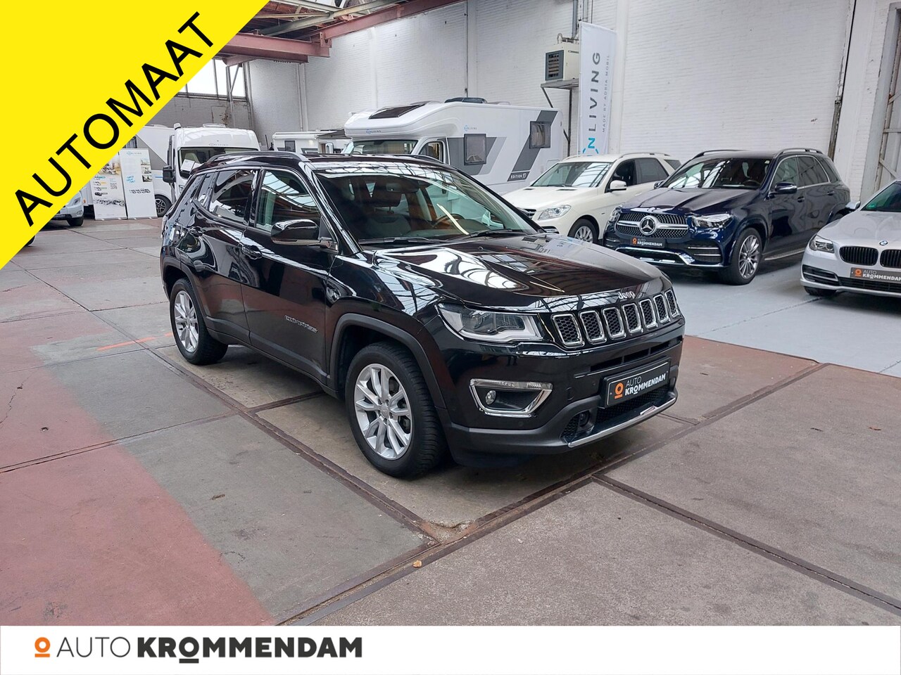 Jeep Compass - 1.3T Limited 1.3T Limited 150pk, Automaat, navi/carplay, LED, stuur/stoelverwarming - AutoWereld.nl