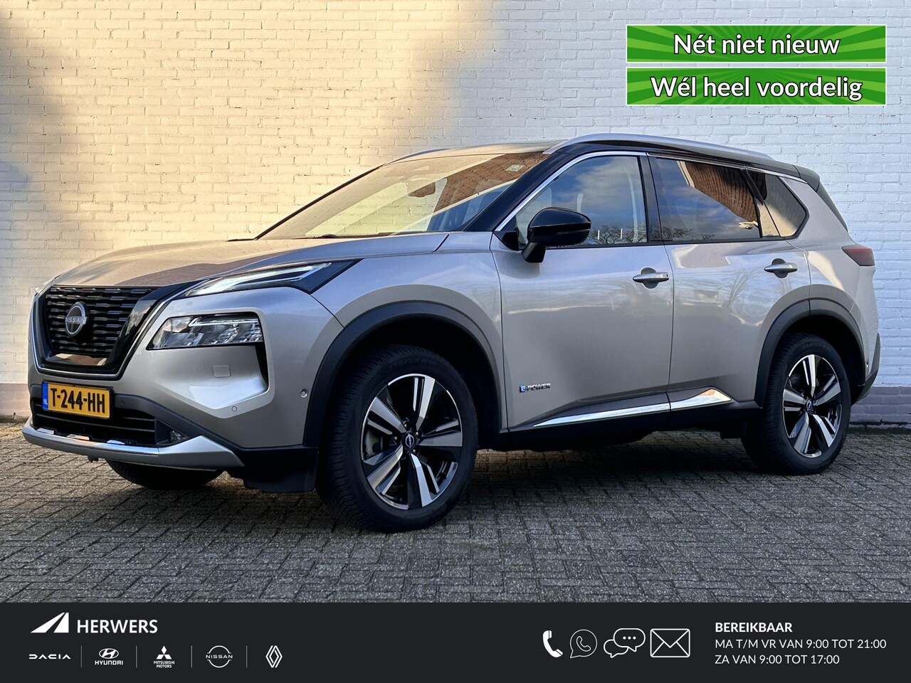 Nissan X-Trail - 1.5 e-4orce Tekna 4WD 7p. / Trekhaak / Schuif-/ Kanteldak / Pro pilot (Adaptieve cruise co - AutoWereld.nl