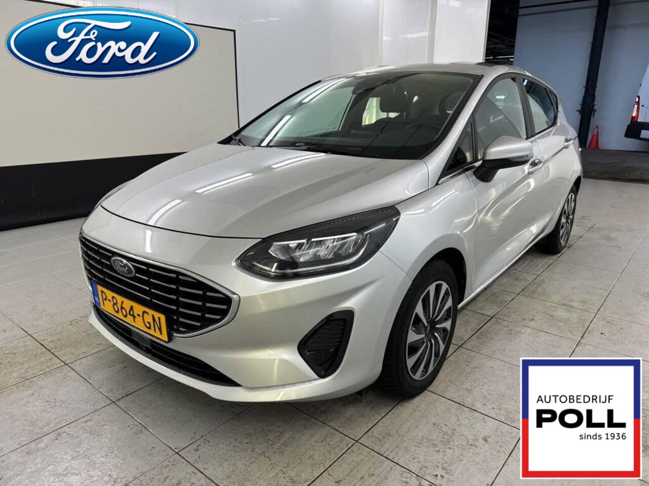 Ford Fiesta - 125pk EcoBoost Hybrid Titanium Navi Adap Cruise Climat Parkeersensoren Privacy Glass 4S Al - AutoWereld.nl