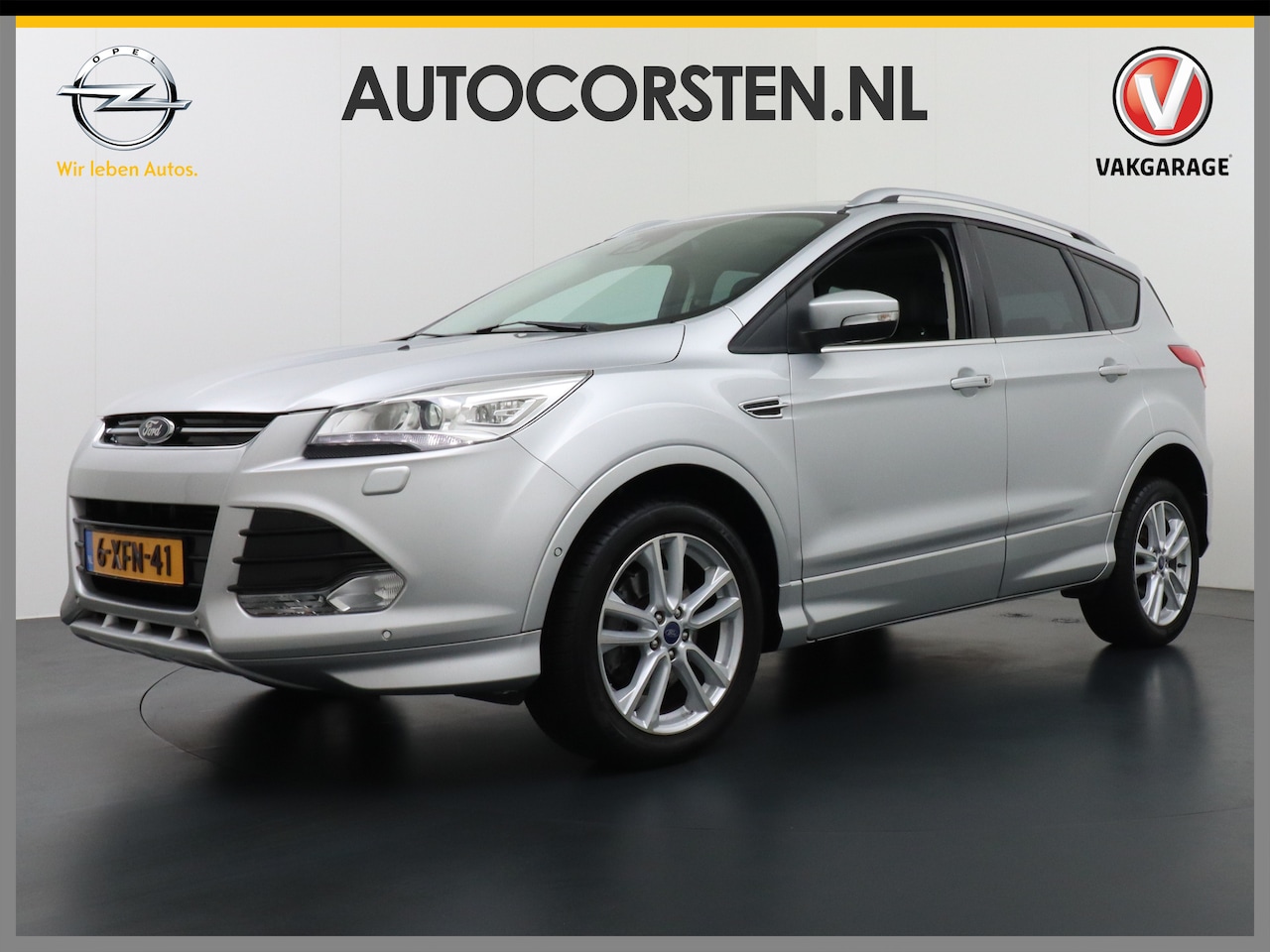 Ford Kuga - 1.6T 183PK AUT-6 Trekhaak 4WD Navi Camera ST-line Titanium plus Ecc Keyless Xenon Cruise C - AutoWereld.nl