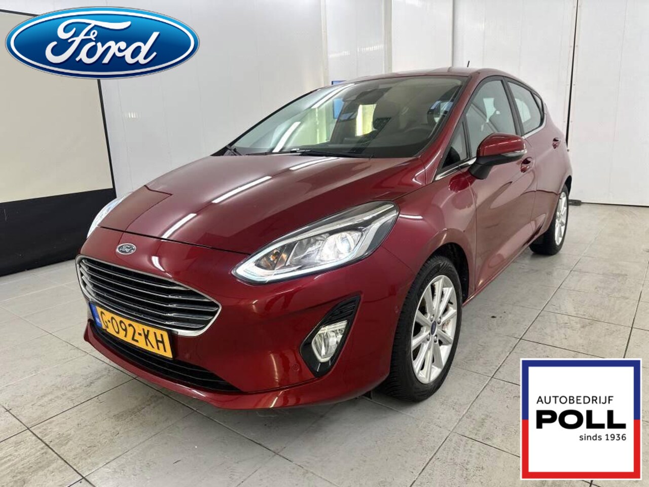 Ford Fiesta - 1.0 EcoBoost Titanium Navi Camera Winter Parking pack DAB+ All Season Banden - AutoWereld.nl