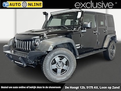 Jeep Wrangler Unlimited - 2.8 CRD Sport✅Automaat✅Airco✅Cruise Control✅Trekhaak✅LED-Bar✅